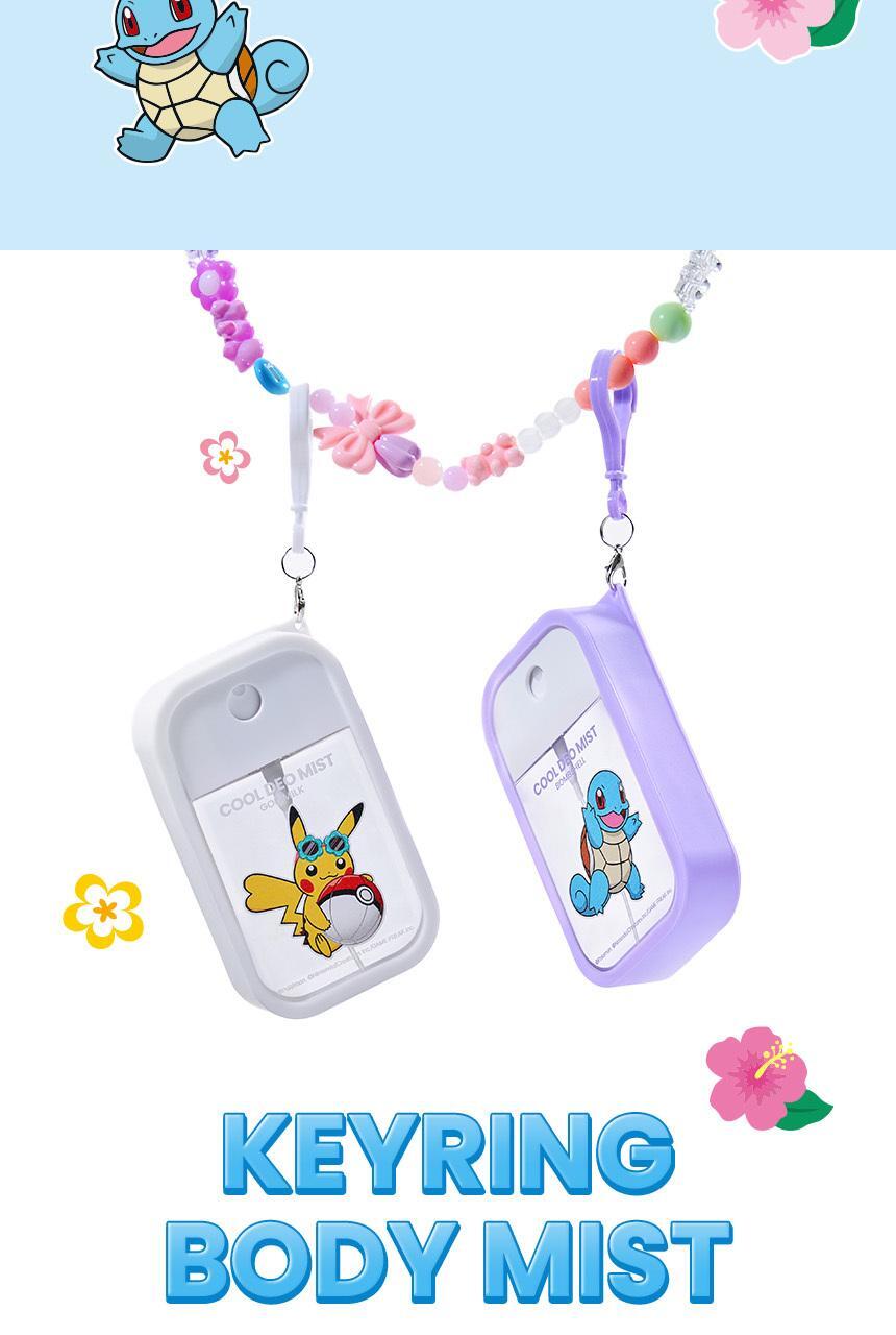 MUMCHIT - Cool Deo Mist 50ml (+ Sticker + Key Cap Keyring) (Pokémon Collaboration)