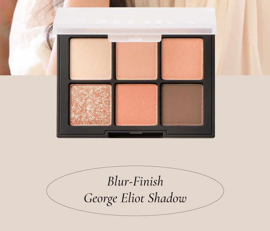 Dinto Blur-Finish Shadow 706 George Eliot — exact six-pan palette.