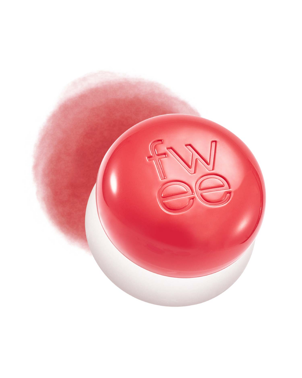 fwee Lip & Cheek Blurry Pudding Pot in CR02 Boy, with its matching color swatch.