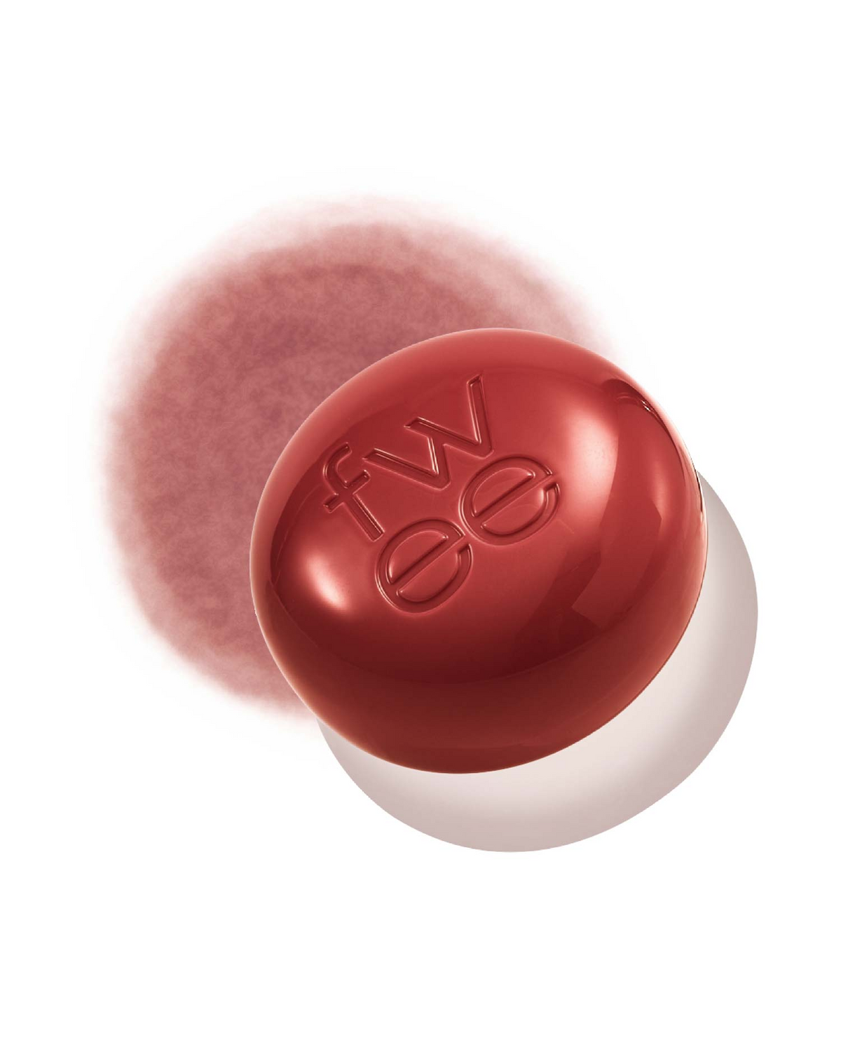 fwee Lip & Cheek Blurry Pudding Pot in RS03 Faded, with its matching color swatch.