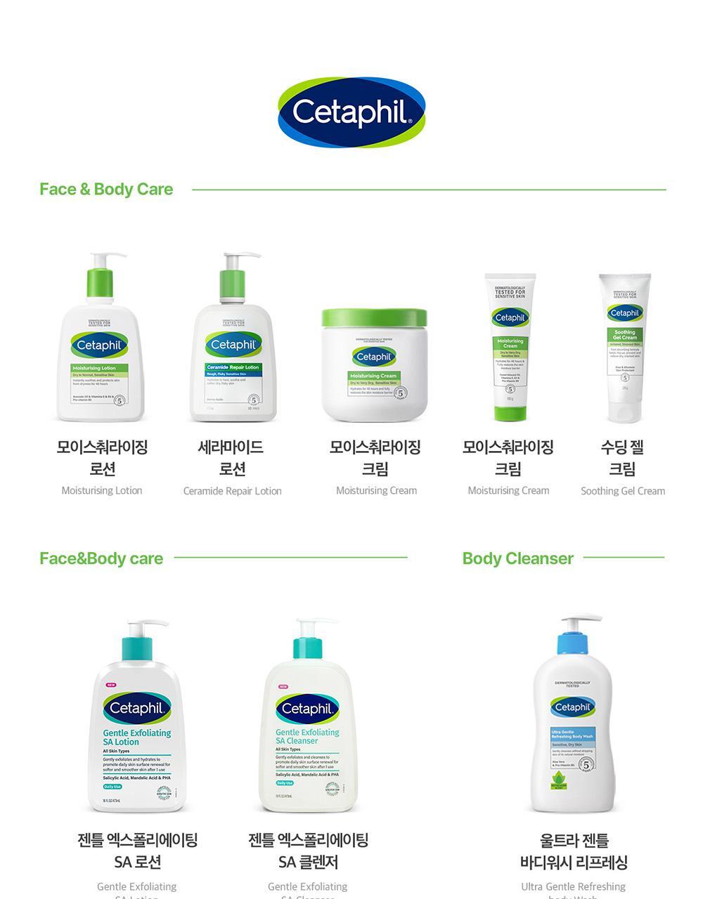 Cetaphil - Gentle Exfoliating SA Cleanser 473ml + Biodegradable Shower Sponge (CHUEI LI YU Pick)