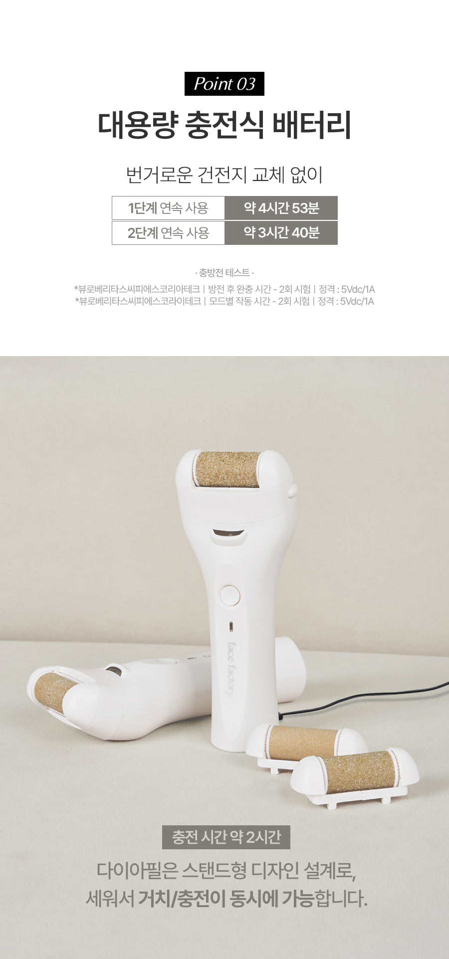 Face Factory - Diamond Head Foot Callus Remover