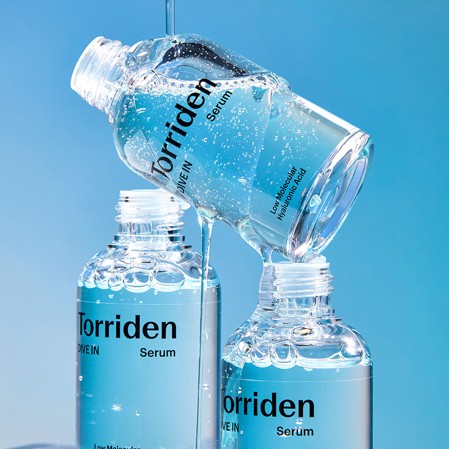 Torriden - DIVE-IN Low Molecule Hyaluronic Acid Serum 50ml + Refill 50ml + Skin Booster 50ml + Balance Full Cream 20ml