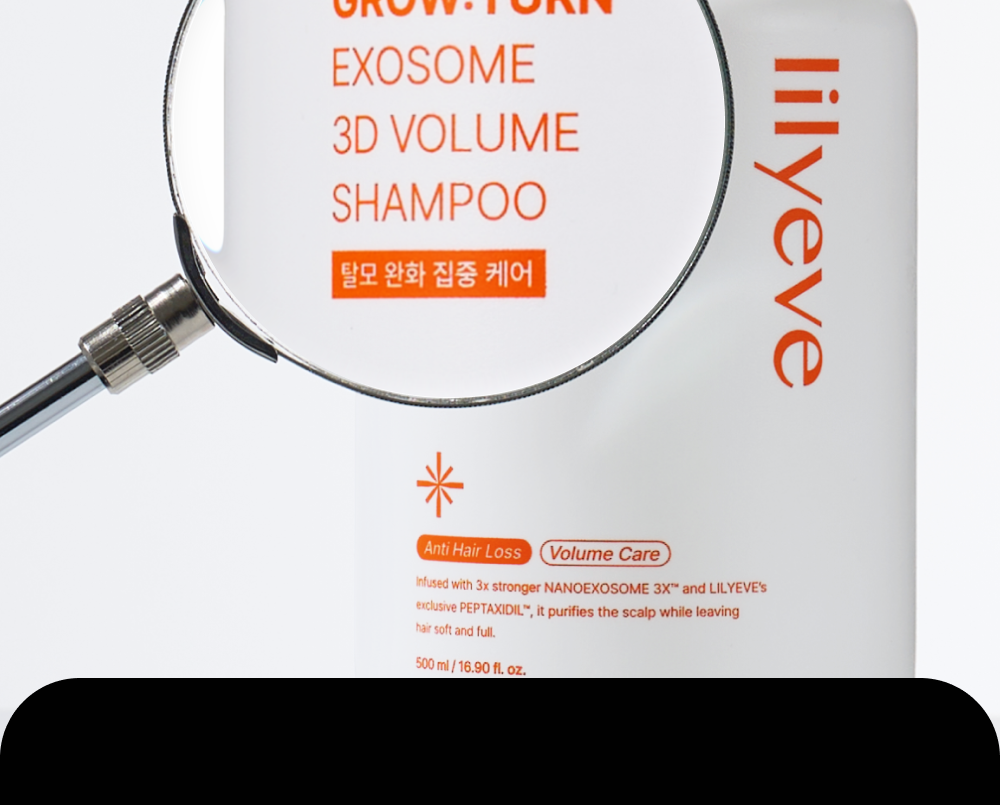 lilyeve - Grow Turn Exosome 3D Volume Shampoo 500ml + 100ml + Charmander Pouch Key Chain (Pokémon Collaboration)