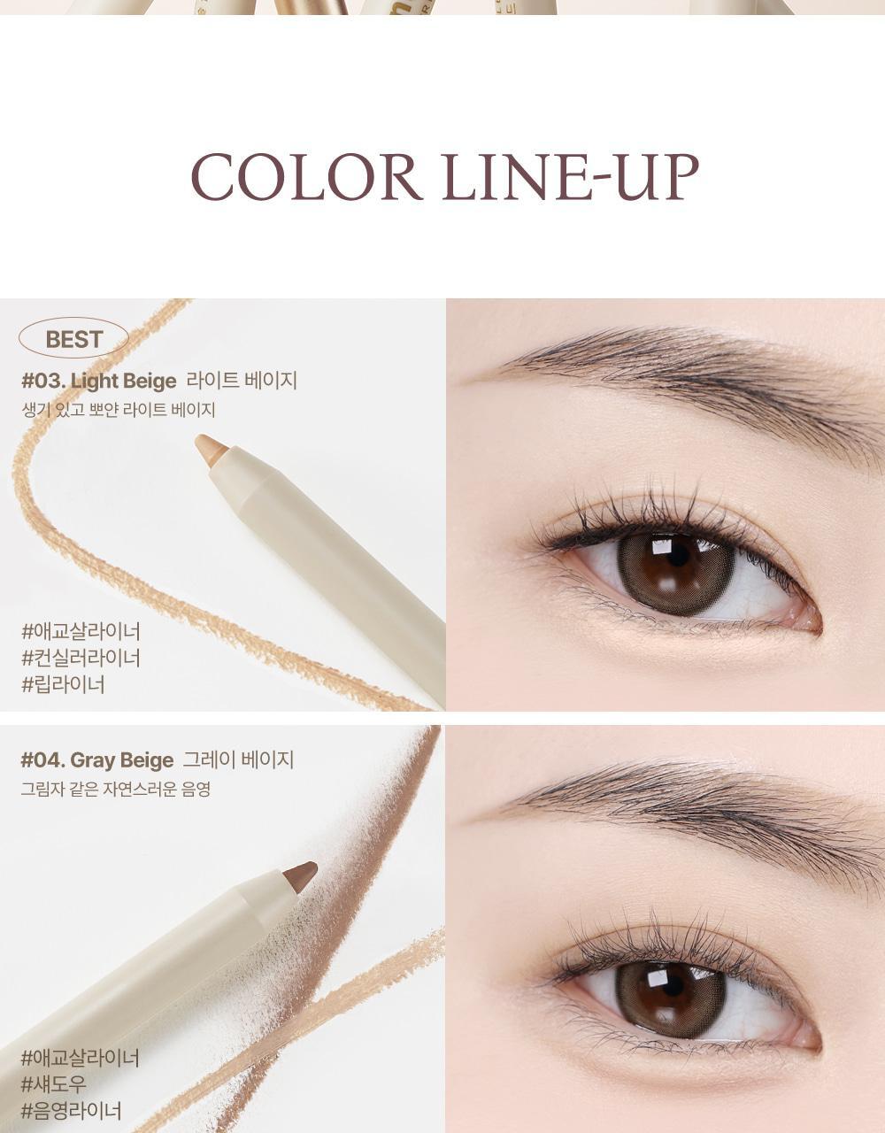Heart Percent - Dote On Mood Gel Eyeliner Pencil (WOONHAK’s Pick)