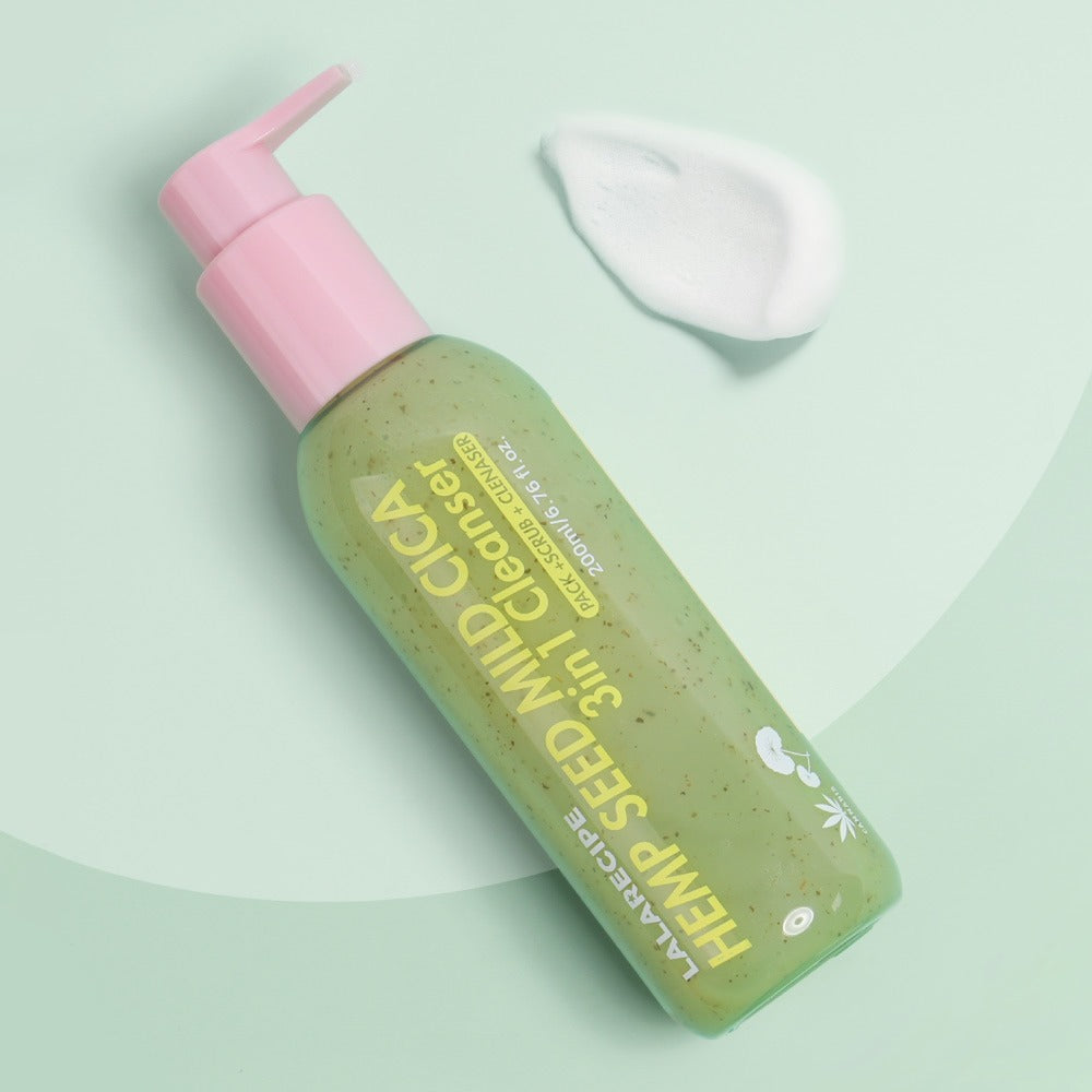 LALARECIPE - Hemp Seed Mild Cica 3-in-1 Cleanser