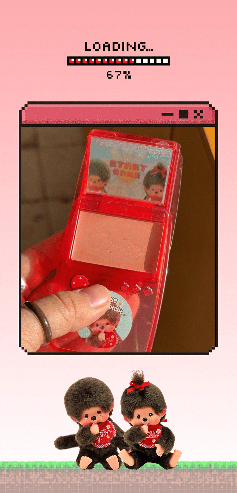 AMUSE x Monchhichi - Game Station Lip & Cheek Healthy Balm
