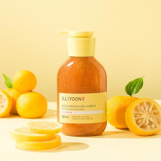 ILLIYOON x Monchhichi - Fresh Moisture Scrub Wash 400ml x2