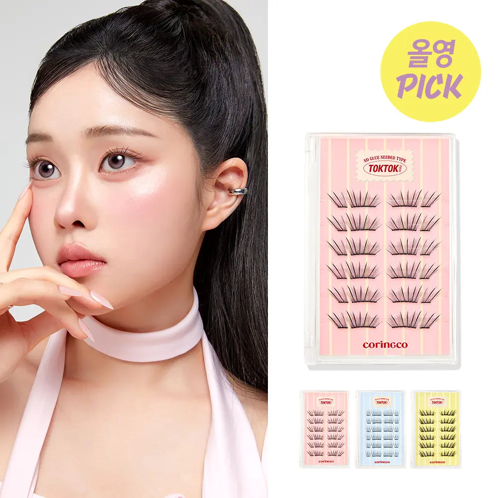 CORINGCO - TOKTOKHARA No Glue Half Eyelash