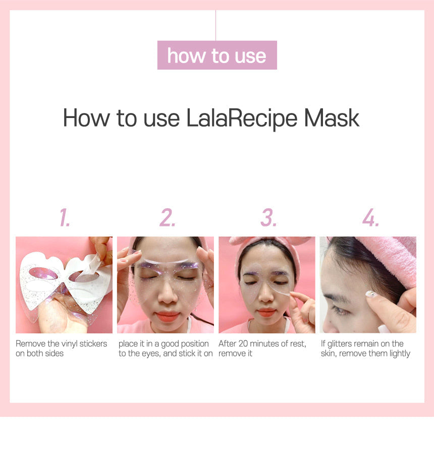 LALARECIPE - Heart Goggle Moisture Mask