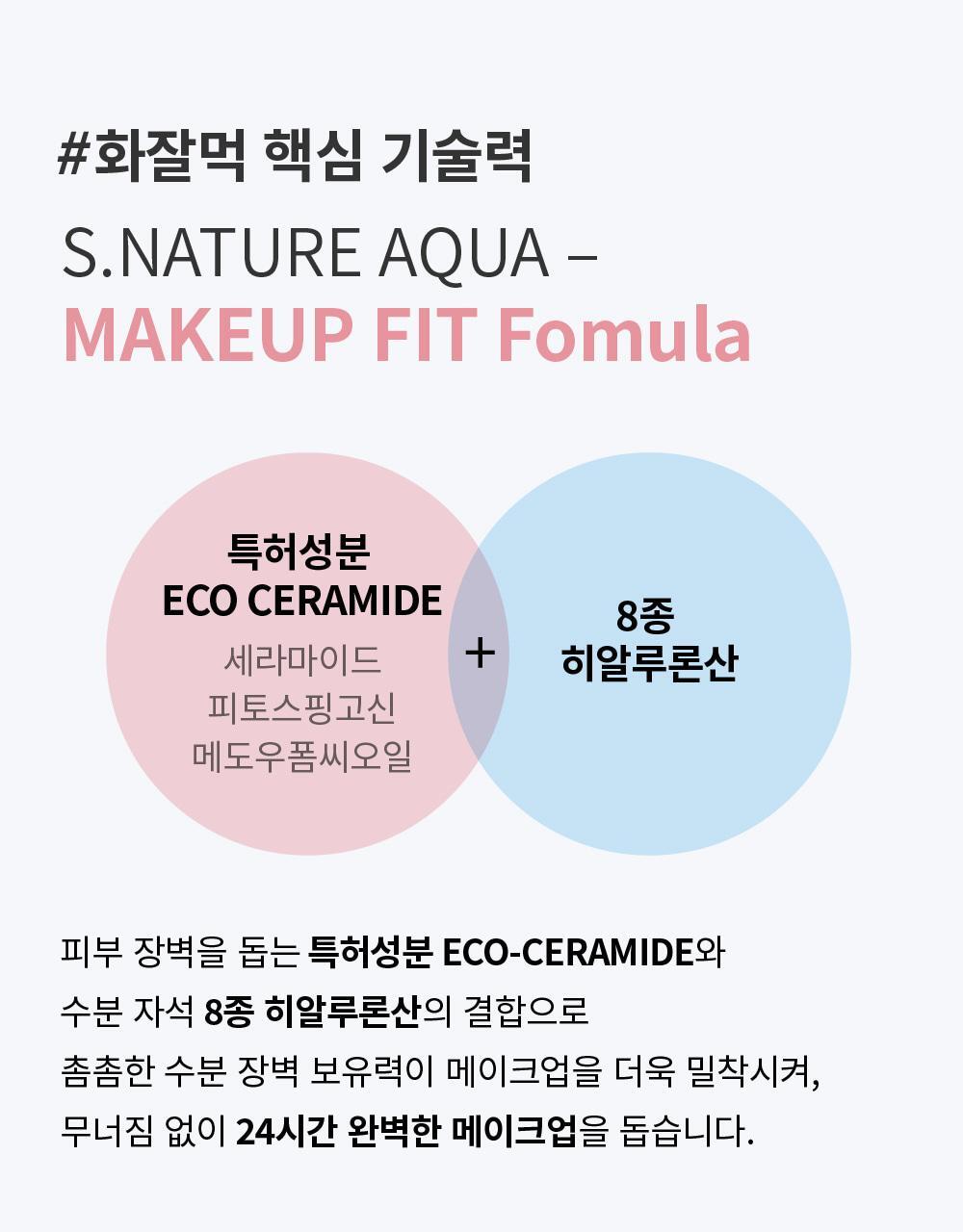 S.NATURE Perfect Aqua Make Up Base Prep 30ml (LIZ&