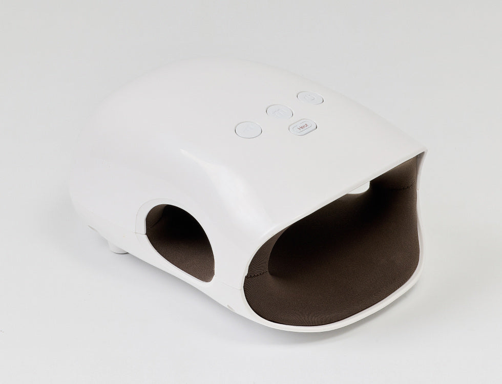White bodypim wireless heated hand and wrist massager