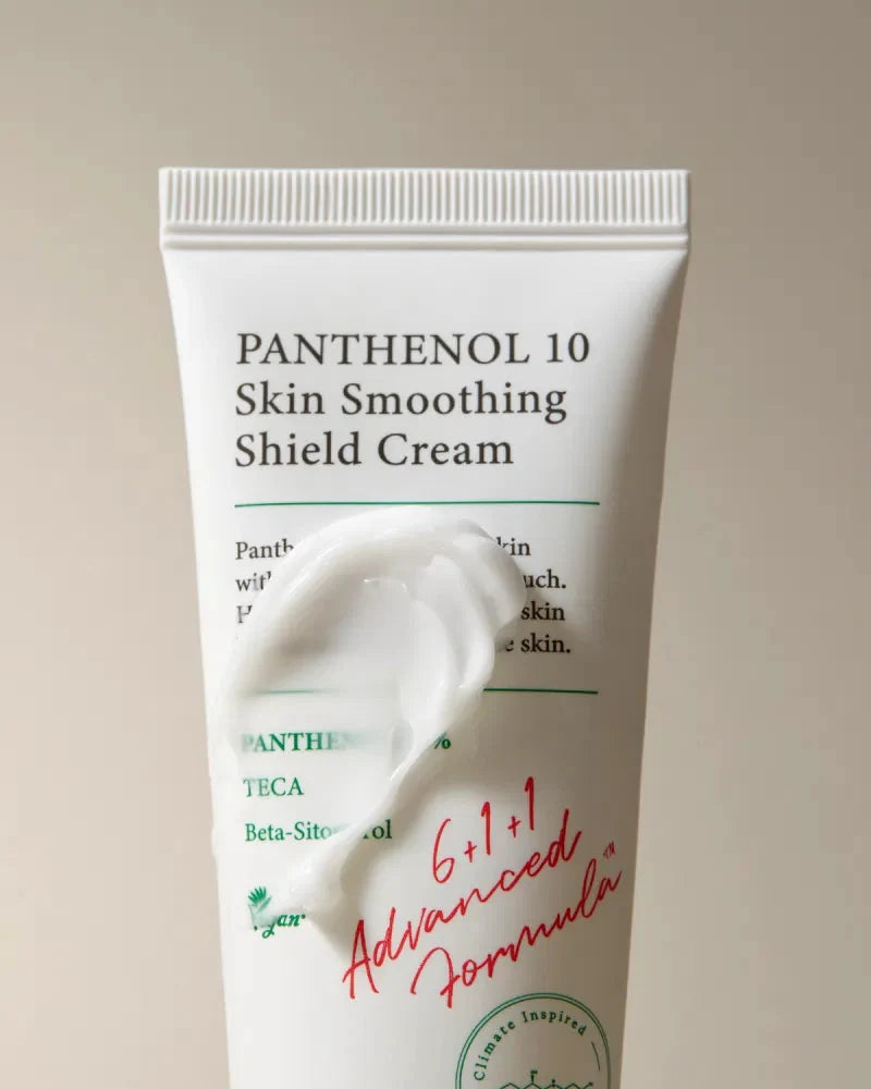 AXIS-Y Panthenol10 Skin Smoothing Shield Cream 50ml texture and packaging