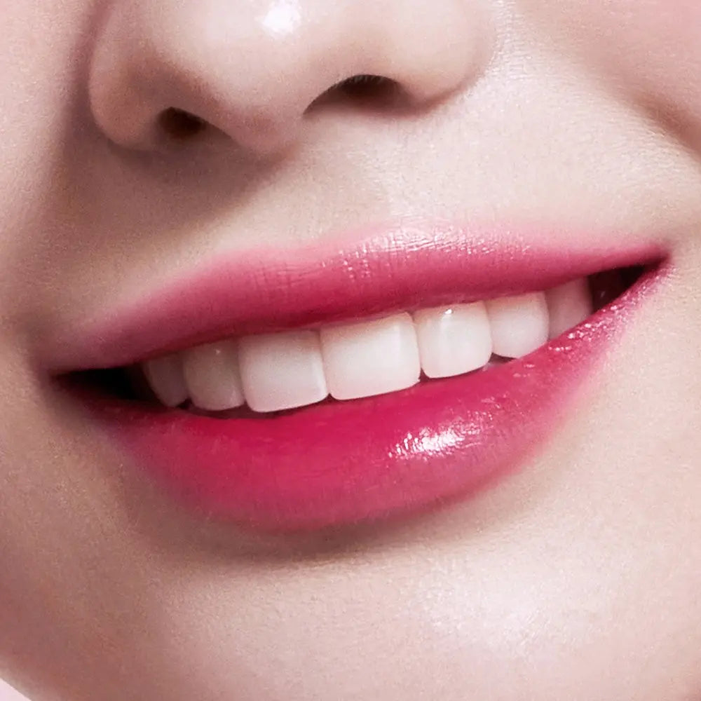 3CE Lazy Pop Lip Stain Candy Fluff lip colour result.