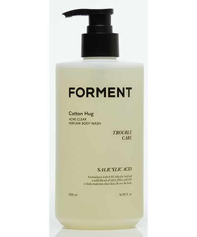 FORMENT Acne Clear Perfume Body Wash actual single 500ml Cotton Hug bottle with original capacity label