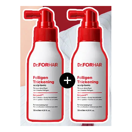 Dr.FORHAIR Folligen Thickening Scalp Tonic complete actual two120ml spray bottles