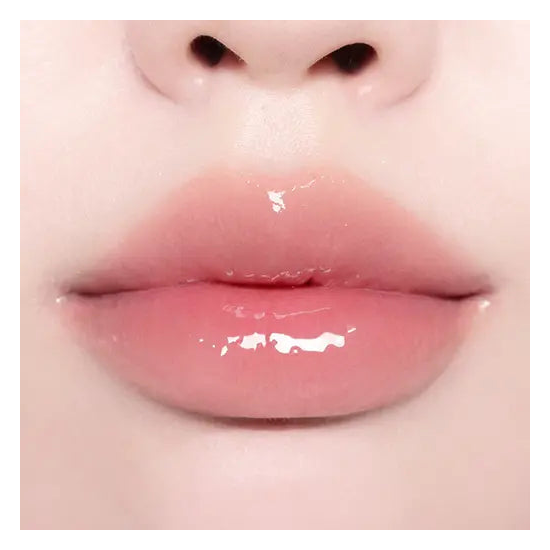 BBIA Over Glaze 16 Pink Apple Syrup actual lip-wear color sample; not a bottle front photograph