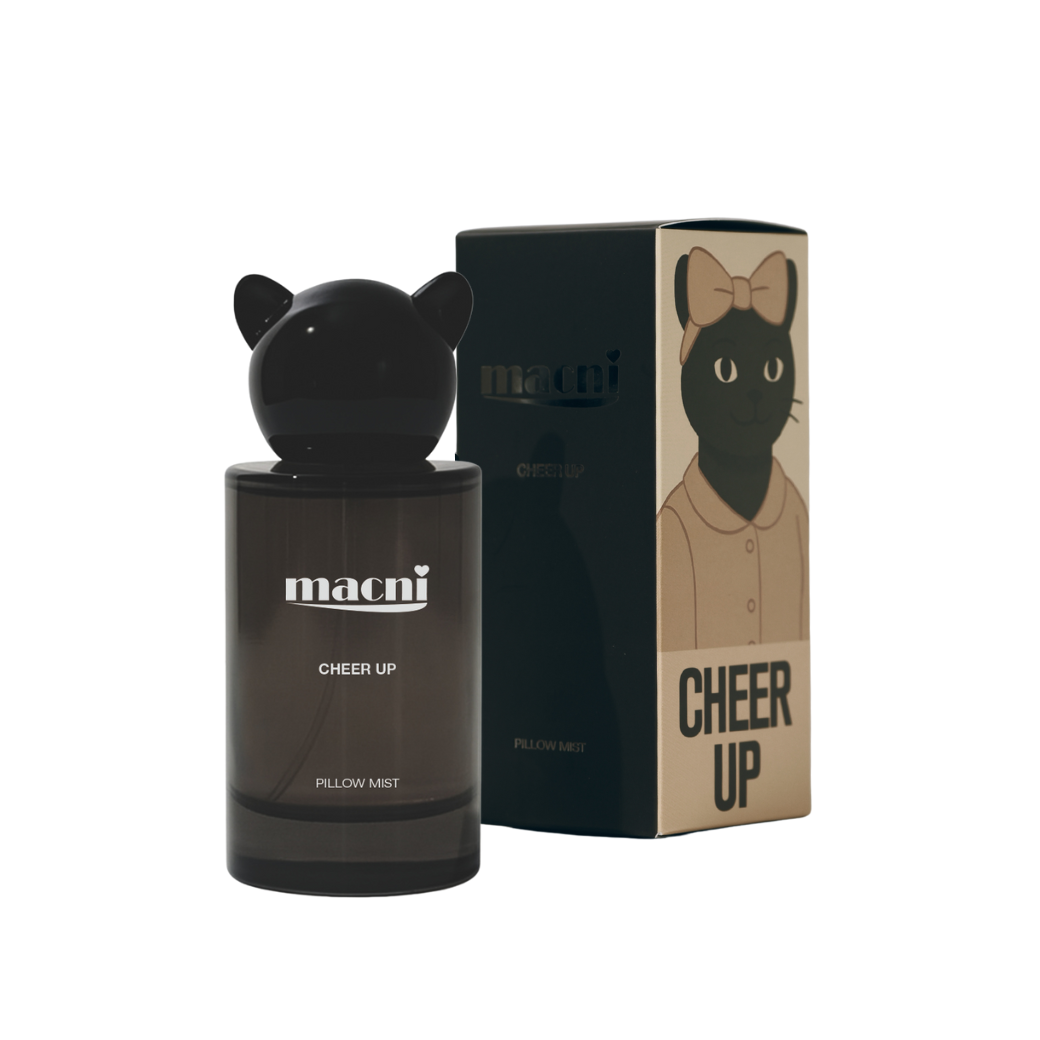 macni CHEER UP Pillow Mist complete original bottle and carton