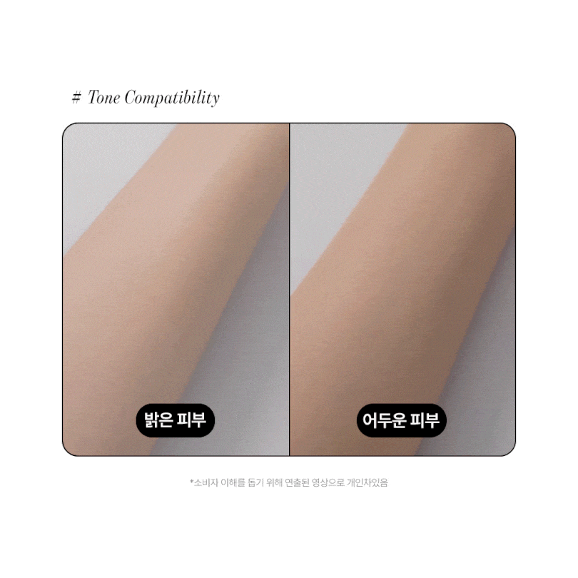 Whole official Neutral Beige tone-compatibility application demonstration on two skin tones. One standard Neutral Beige kit supplied.