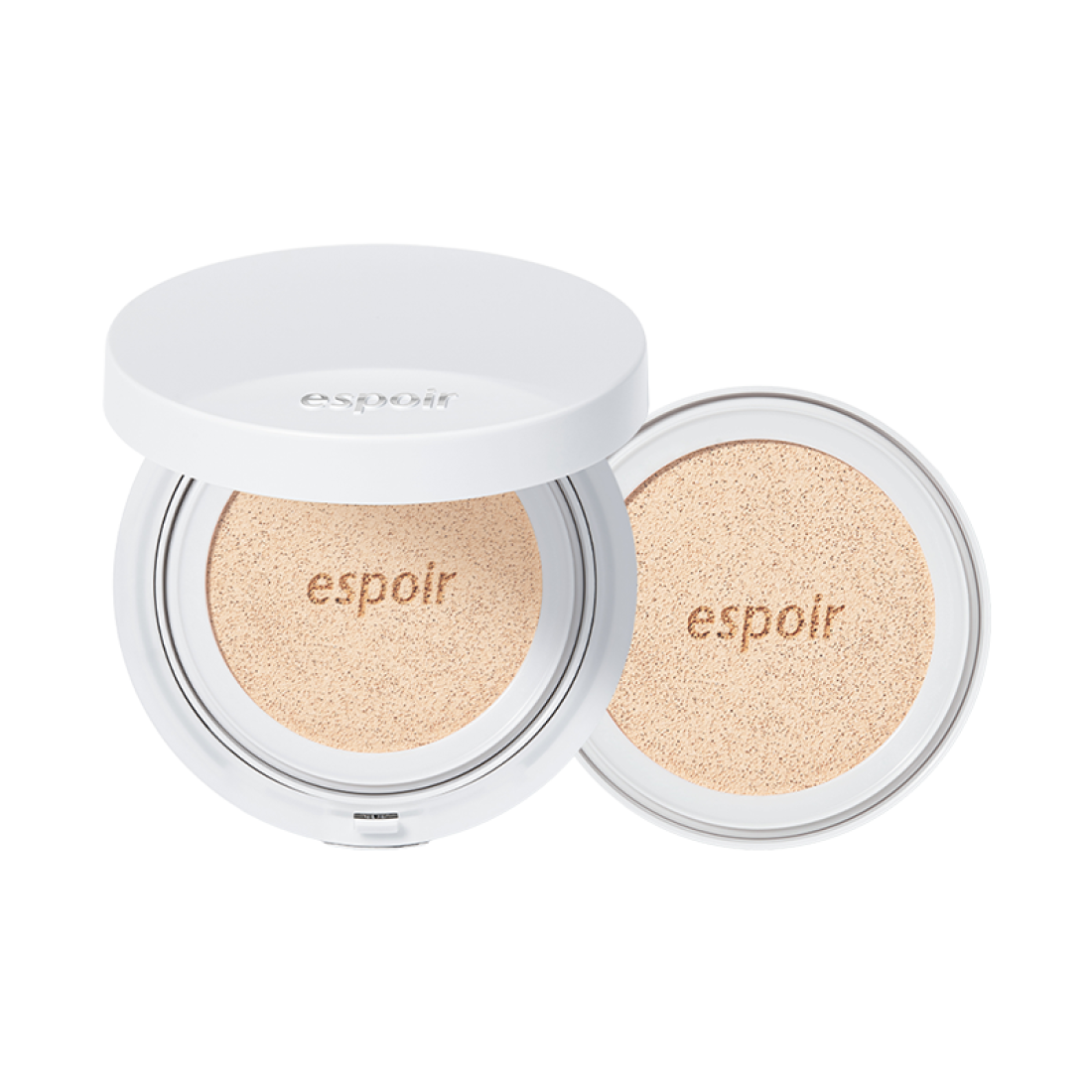 Espoir Silk Skin Layer Cushion standard compact and matching refill, shared manufacturer pack photograph. Select your shade from the options.