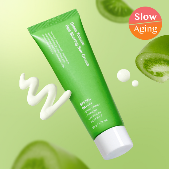 SUNGBOON EDITOR Green Tomato Pore Blurring Sun Cream 50g genuine exact sale-unit photograph.