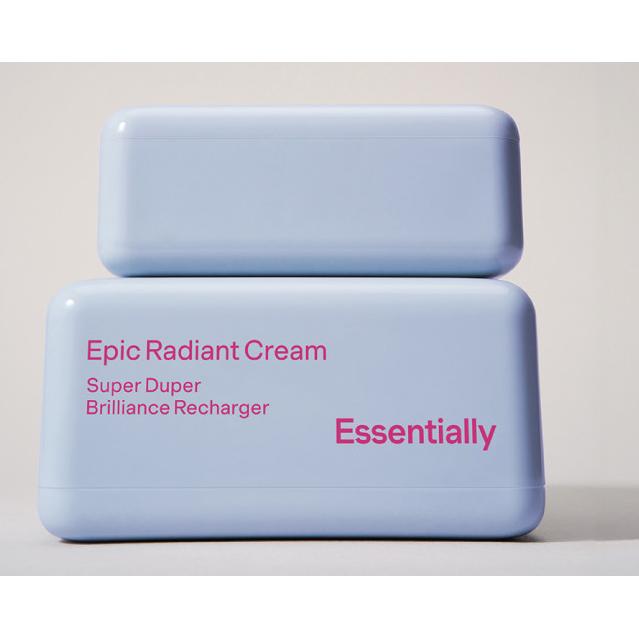 THOME Essentially Epic Radiant Cream 50g lilac outer jar with closed lid