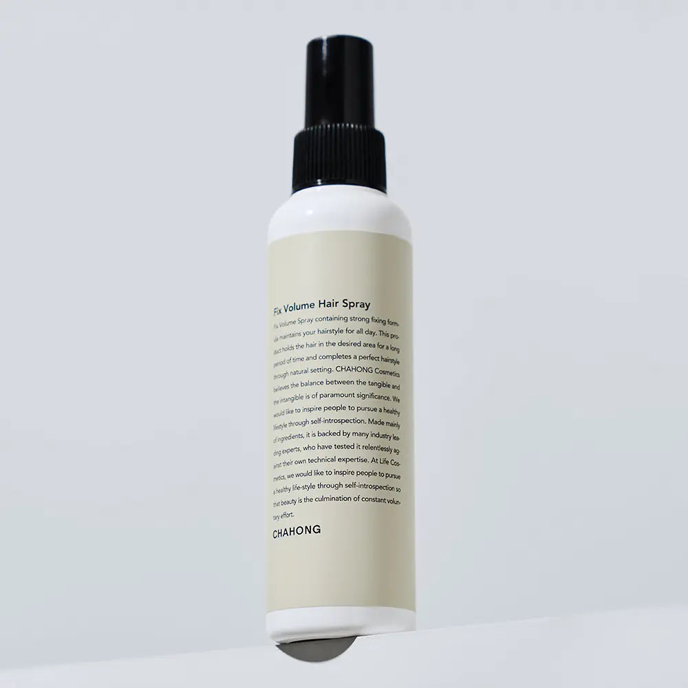 CHAHONG Fix Volume Hair Spray original single spray bottle, bottle photograph.