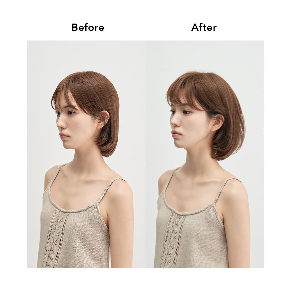 Whole original CHAHONG volume styling demonstration with original Before and After labels.