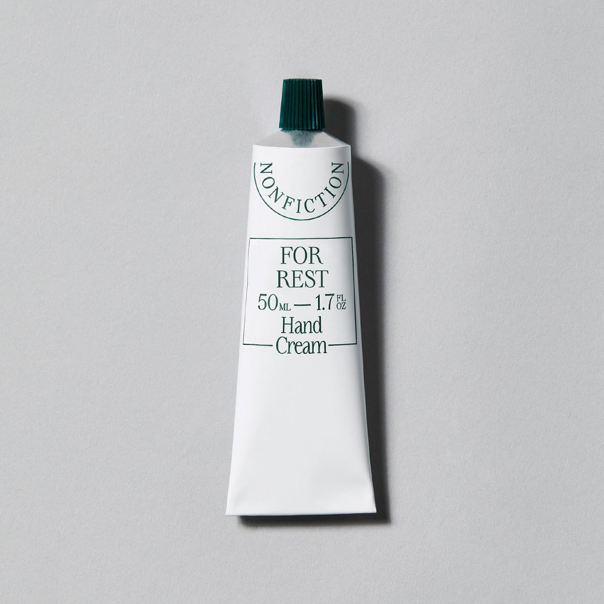 NONFICTION For Rest Hand Cream 50ml single tube; exact fragrance and capacity labels intact.