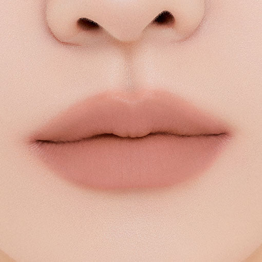 MUZIGAE MANSION Tie Up Cover Tint 02 CORAL STEP; original matching lip shade photograph.
