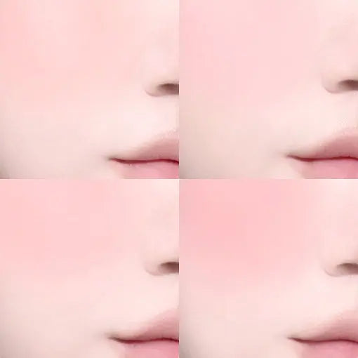 DASIQUE Blending Mood Cheek 15 Rose Milk Tea; original matching cheek application photograph.