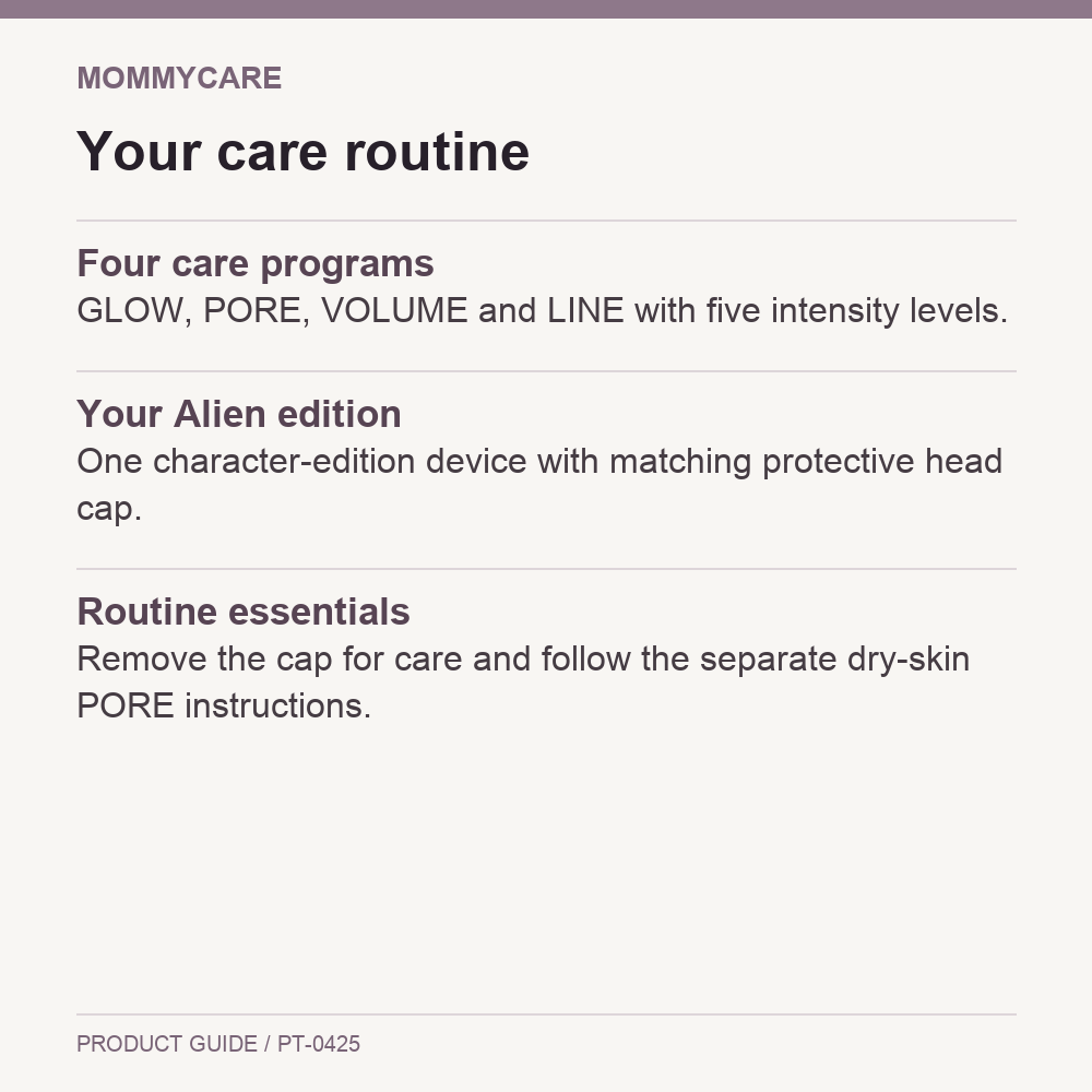 MOMMYCARE PentaPrime Toy Story 5 Alien Edition routine and package guide