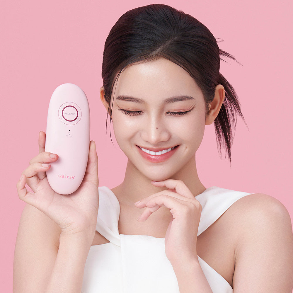 HONBODY Lean Mode Shot pink device shown in the manufacturer’s product demonstration photo