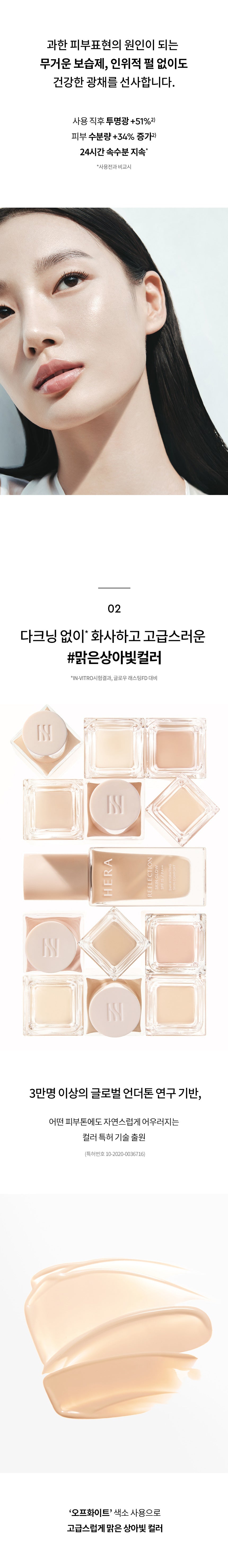 HERA Reflection Skin Glow Foundation 30g (Felix&