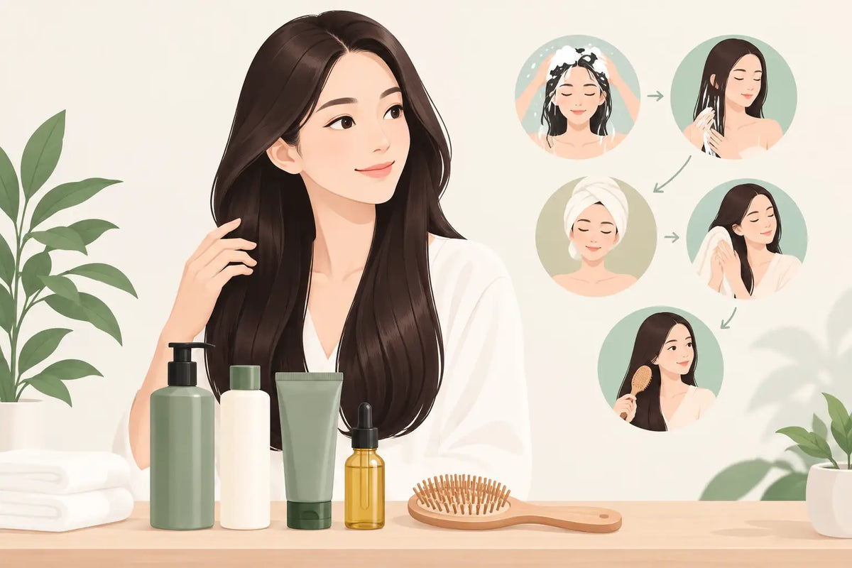 A Korean Hair Care Routine Example That Works