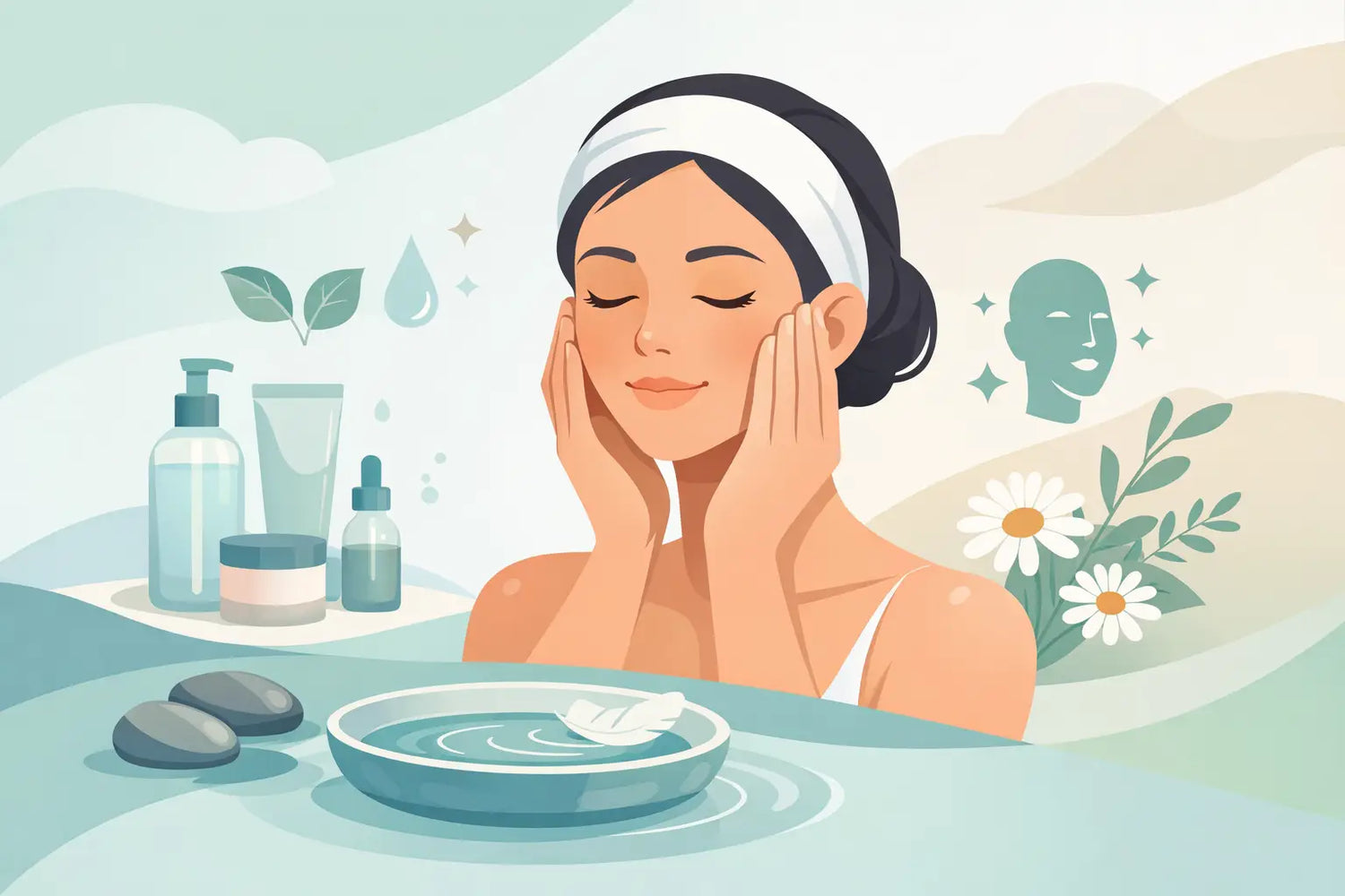 Sensitive Skin Routine Example for Calm, Clear Skin