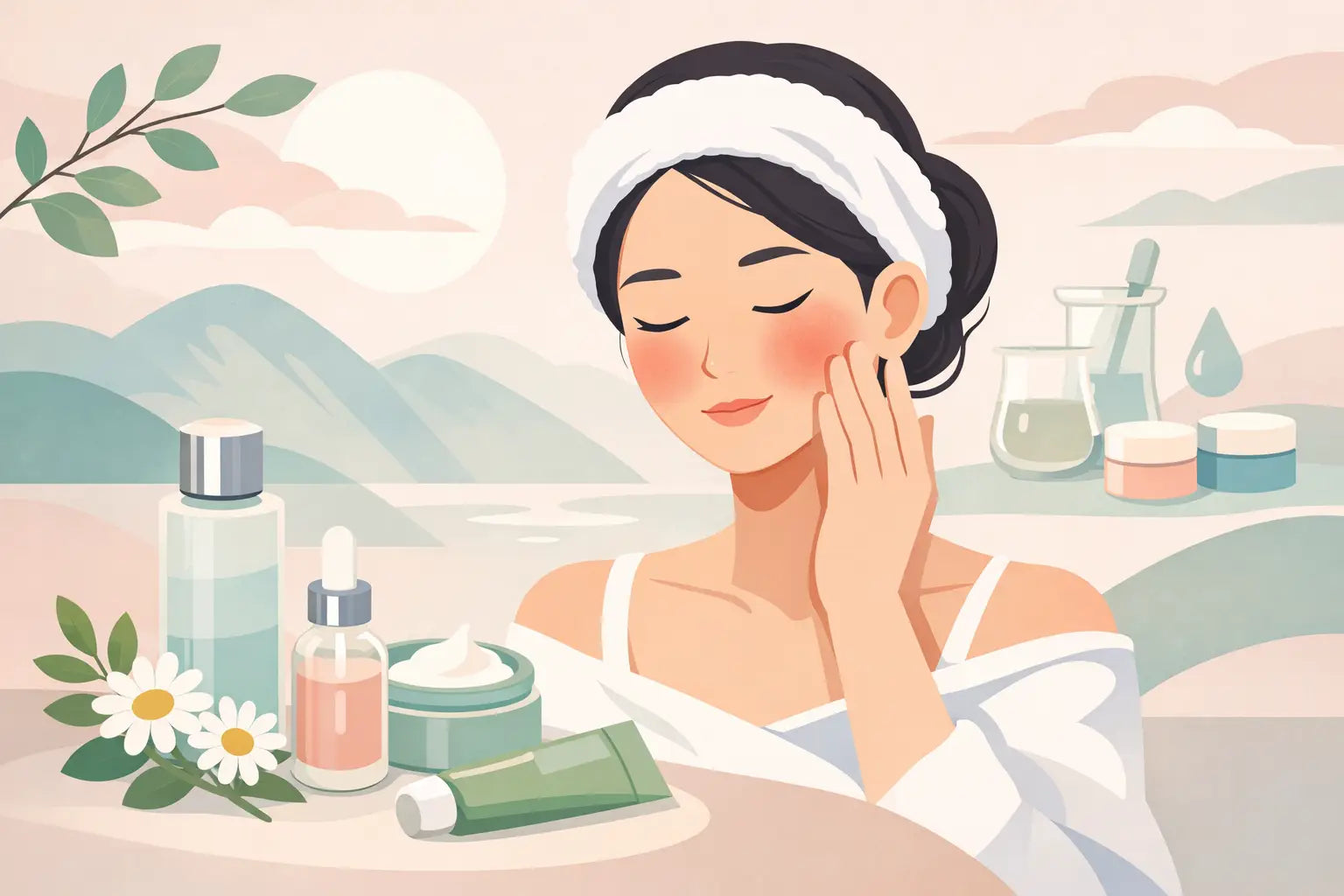 Korean Skincare Routine for Redness That Calms
