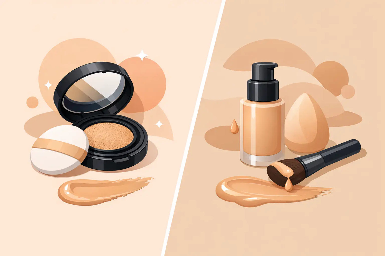 Cushion Foundation vs Liquid Foundation Explained