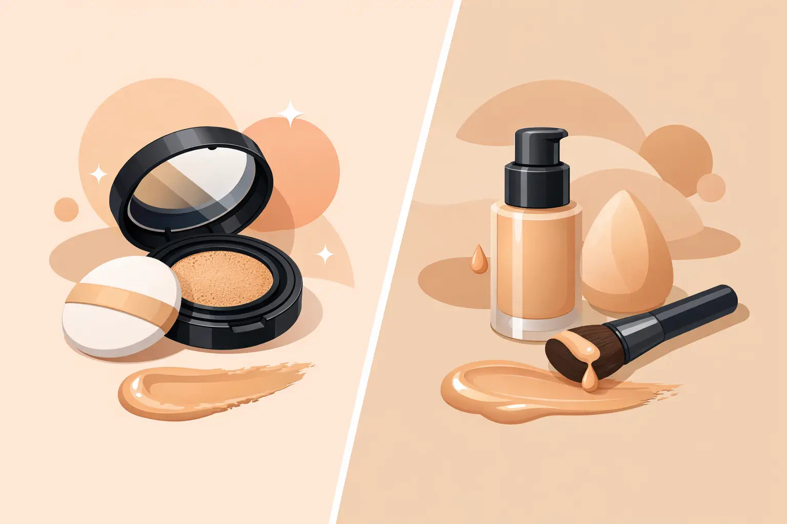 Cushion Foundation vs Liquid Foundation Explained