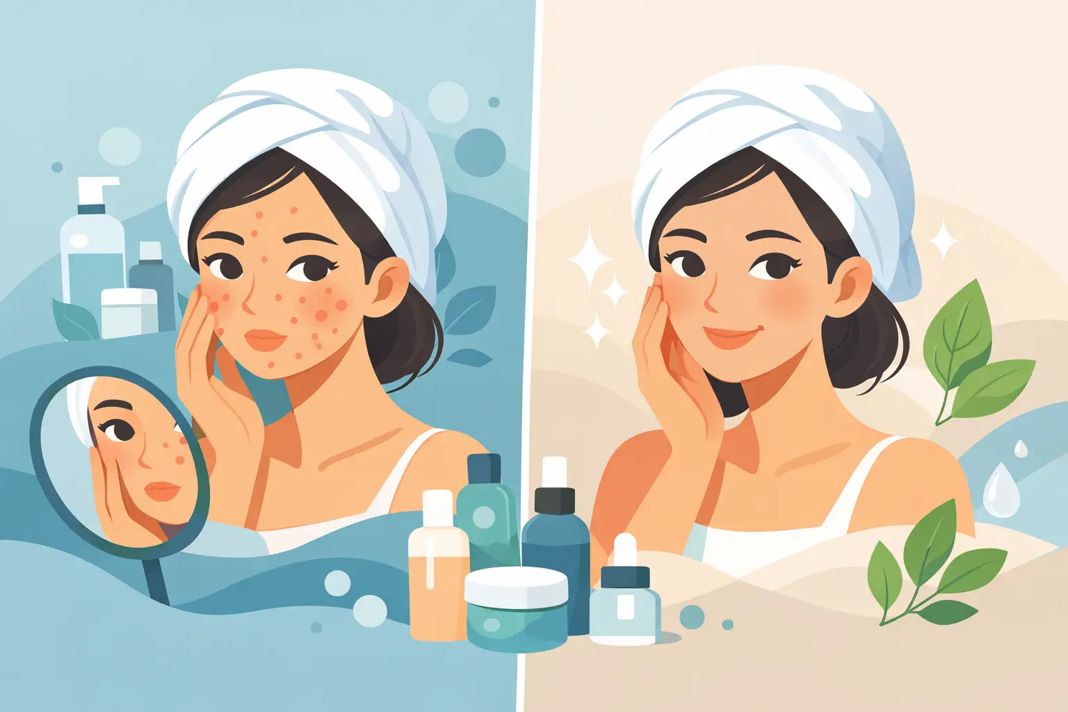 Acne Routine Before and After Results