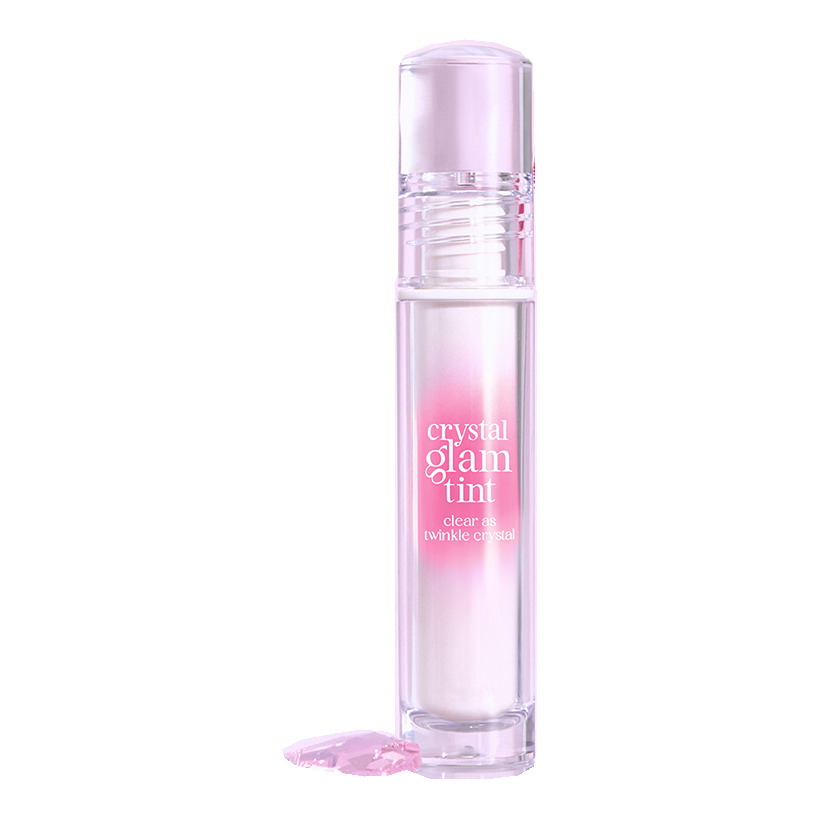 CLIO Crystal Glam Tint Luxury Koshort Edition 14 Heart Pink Diamond, one 3.4g tint.
