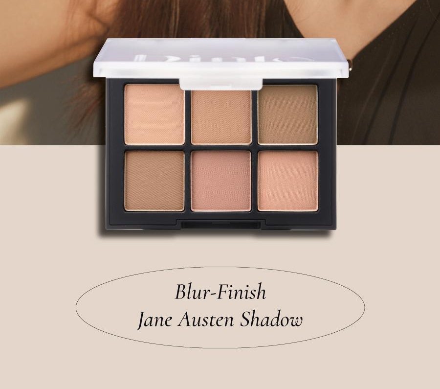 Dinto Blur-Finish Shadow 701 Jane Austen — exact six-pan palette.