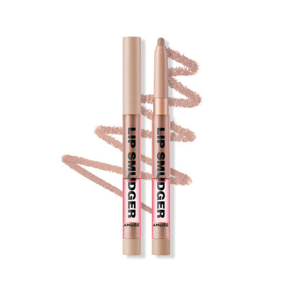 AMUSE Lip Smudger 00 Shading — exact pencil shown capped and open.
