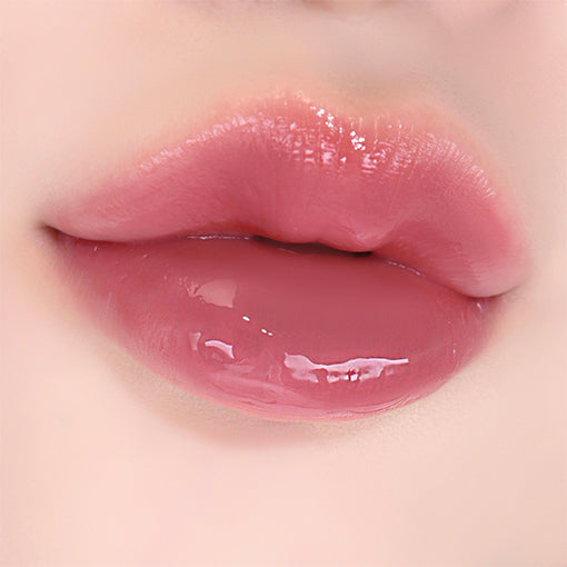 AMUSE Dew Tint 08 Amethyst original lip swatch.