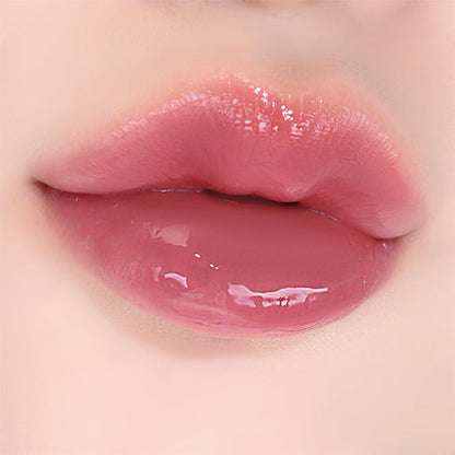 AMUSE Dew Tint 08 Amethyst original lip swatch.