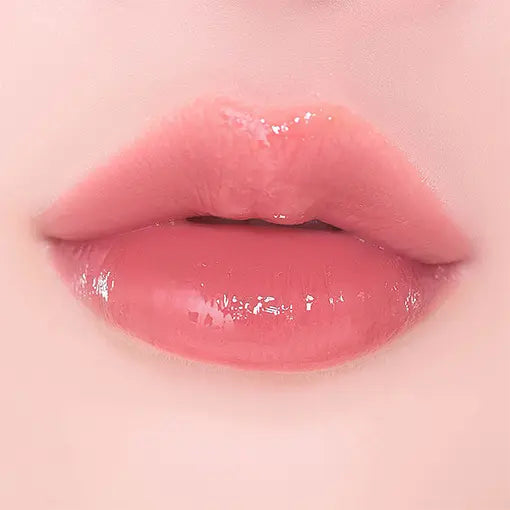 AMUSE Dew Tint 11 Acorn original lip swatch.