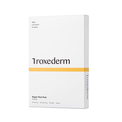 TROXEDERM Repair Mask Pack 5 Sheets exact sale-unit front.