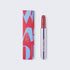 TWO SLASH FOUR Glaze Lip Changer Nu Red, 2.7g tube with matching carton.