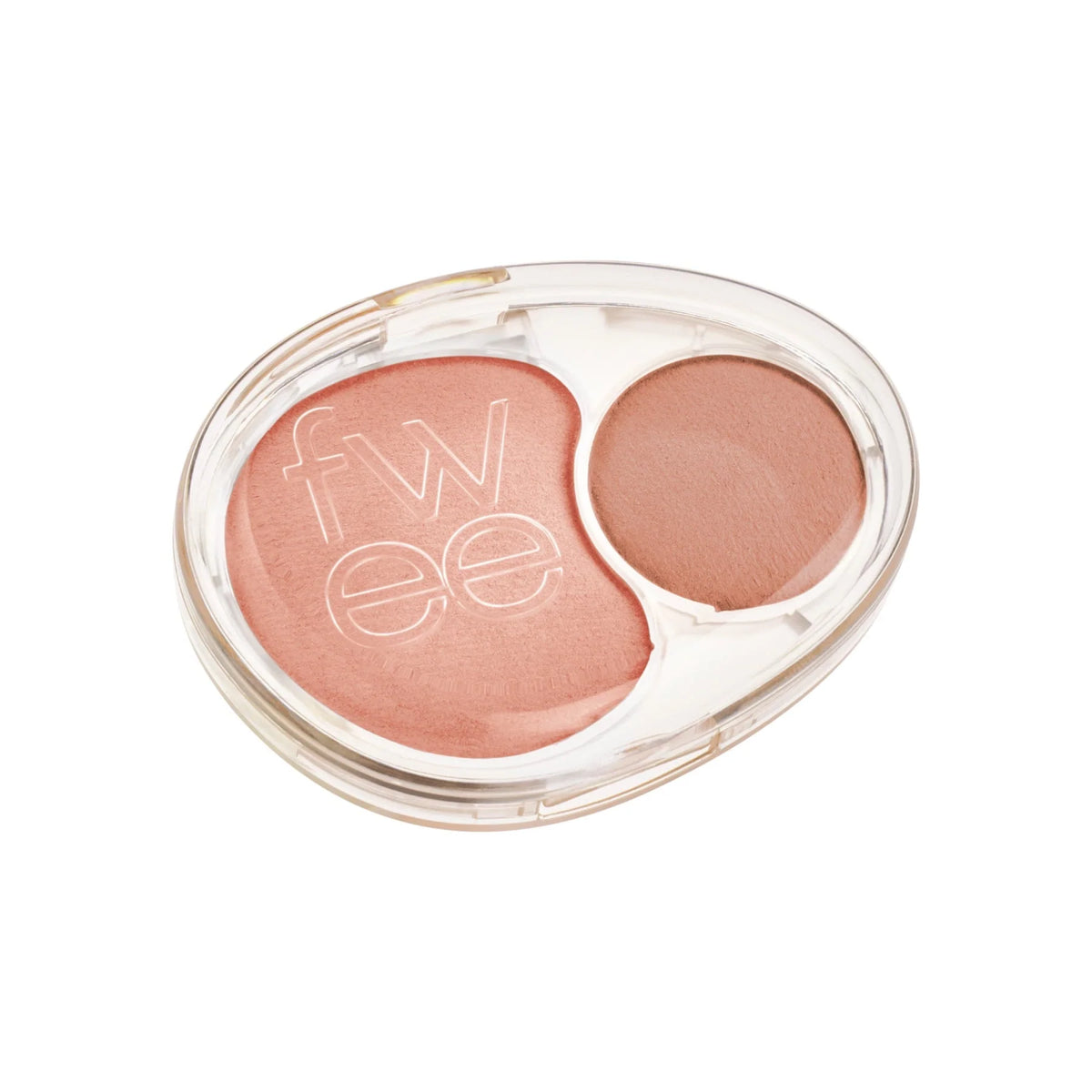 fwee Mellow Dual Blusher ND01 Lazy Tempo, original single compact front.