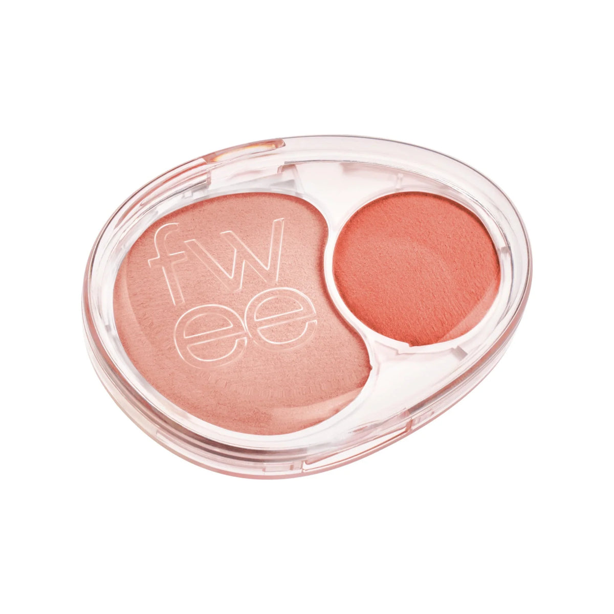 fwee Mellow Dual Blusher CR02 Baby Smile, original single compact front.